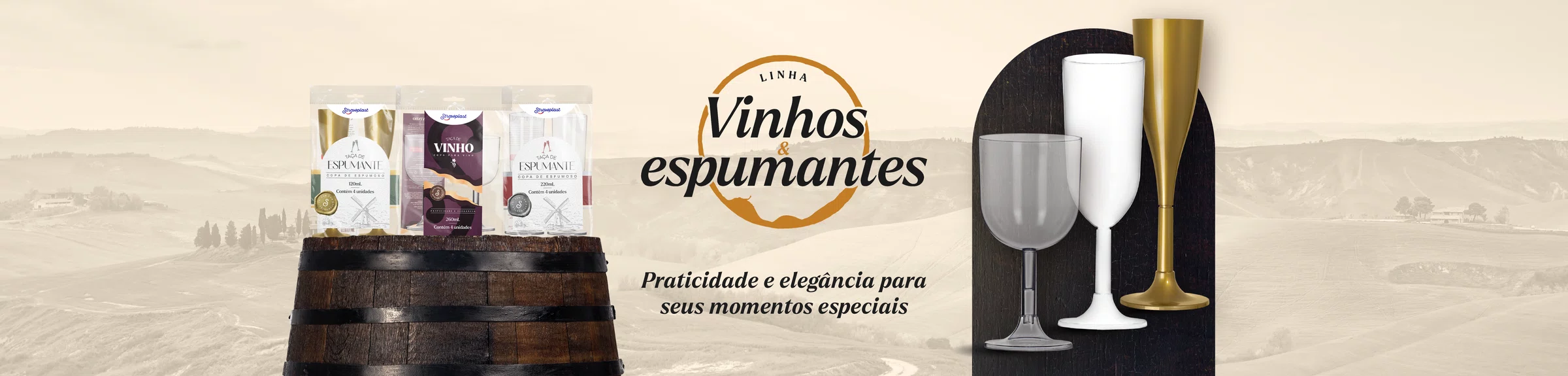 Linha Vinhos e Espumantes