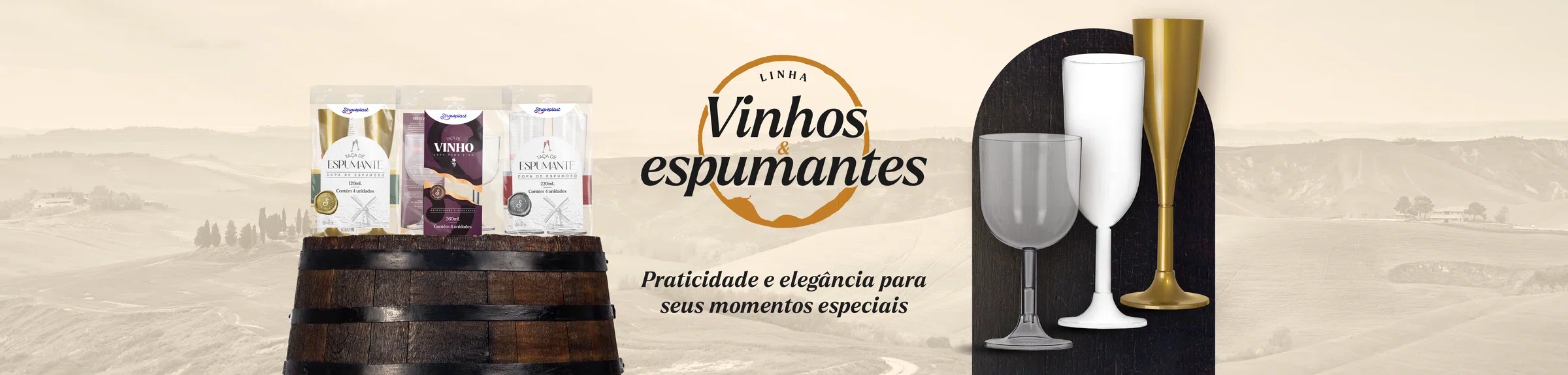 Linha Vinhos e Espumantes