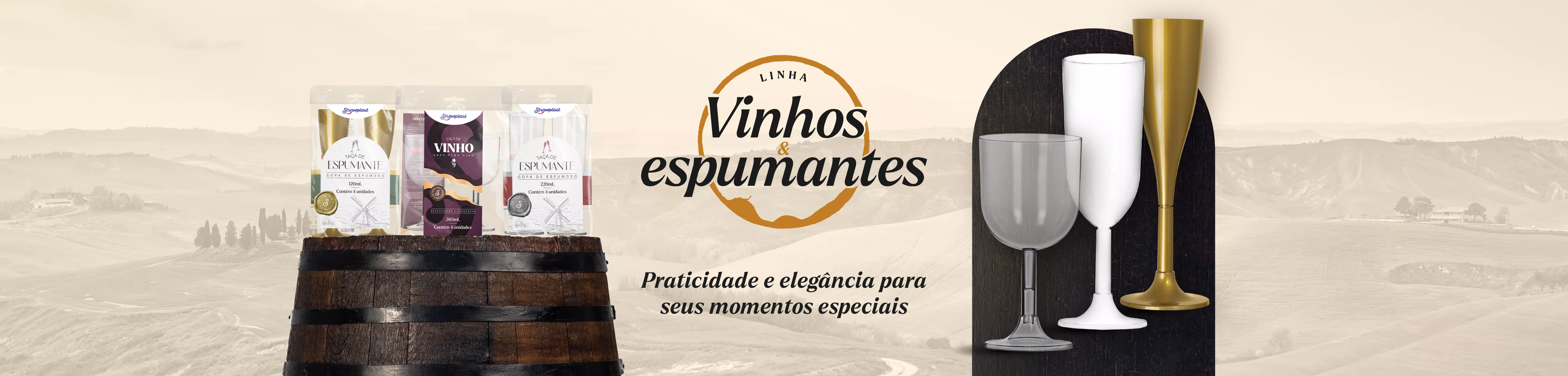 Linha Vinhos e Espumantes Linha Vinhos e Espumantes