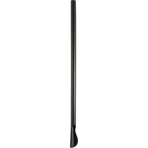 Canudo Colher Mexedor 6mm Sachê Individual Preto 100 unidades