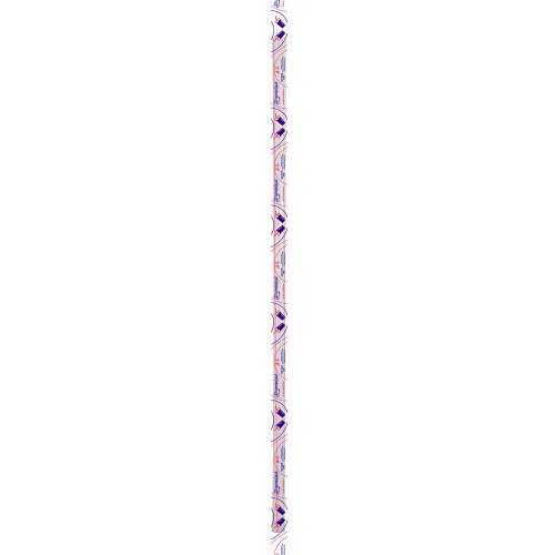 Canudo Flexível 6mm Sachê Individual Branco c/ Listra Vermelha 100 unidades
