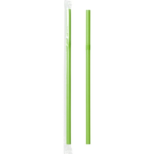 Canudo Flexível 6mm Sachê Individual Colorido 100 unidades