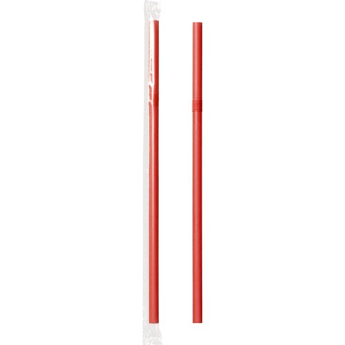 Canudo Flexível 6mm Sachê Individual Colorido 100 unidades