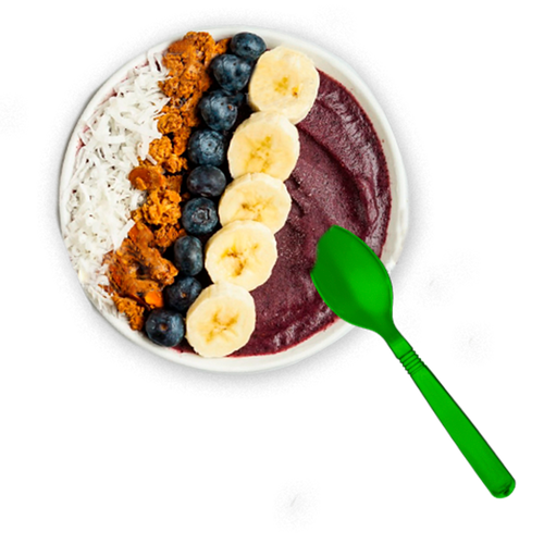 Colher Açaí Maromba Forte Verde 50 unidades