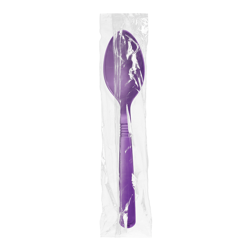 Colher Açaí Maromba Sachê Roxa 50 unidades