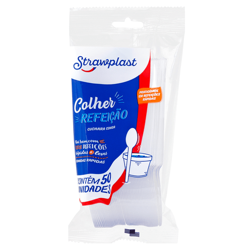 Colher Refeição Leve Cristal 50 unidades Colher Refeição Leve Cristal 50 unidades