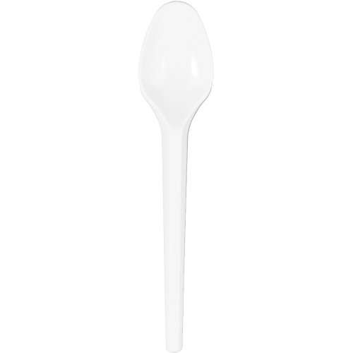 Colher Sobremesa Branco 50 unidades