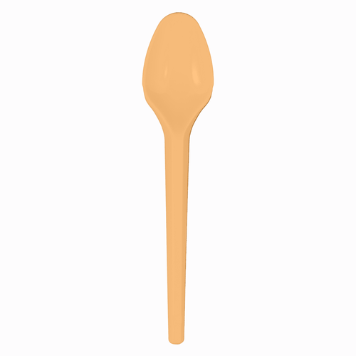 Colher Sobremesa Laranja Candy 50 unidades