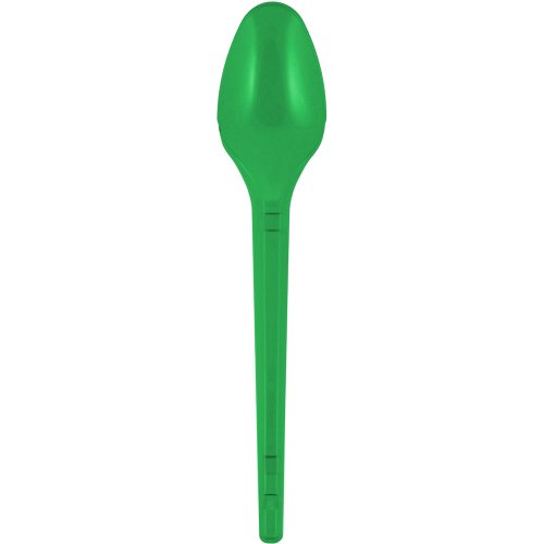 Colher Sobremesa Verde 50 unidades