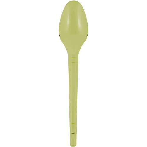 Colher Sobremesa Verde Neon 50 unidades