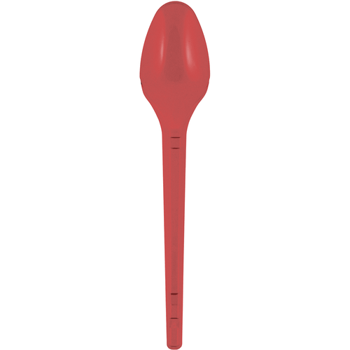 Colher Sobremesa Vermelho Neon 50 unidades