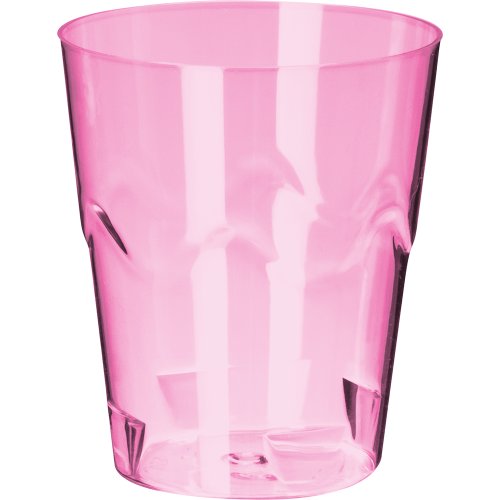 Copo 25mL Mini Doce Rosa Neon 10 unidades