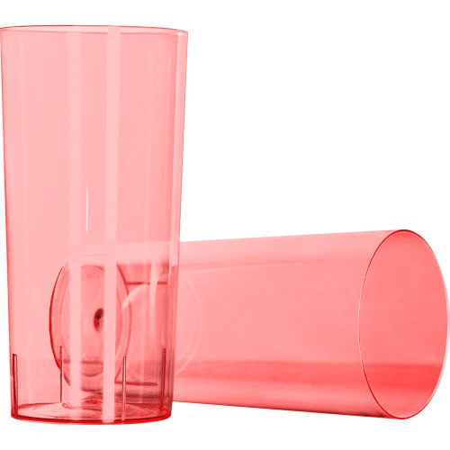 Copo 340mL Long Drink Vermelho Neon 10 unidades
