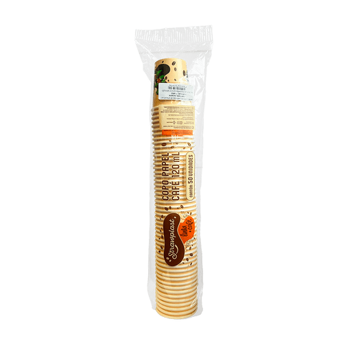 Copo de Papel Café 120ml 50 unidades