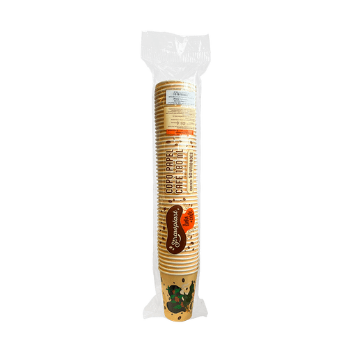 Copo de Papel Café 180ml 50 unidades