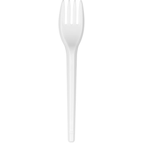 Garfo Sobremesa Branco 50 unidades