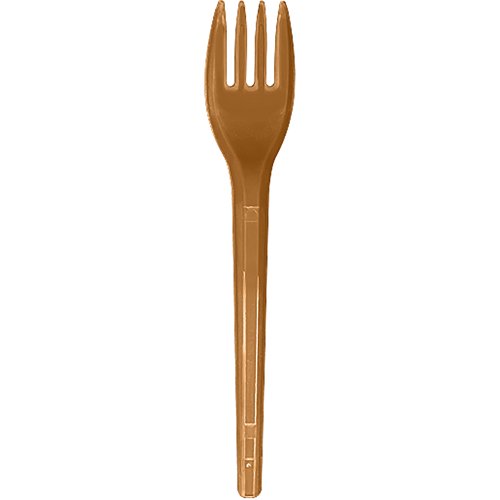 Garfo Sobremesa Dourado 50 unidades