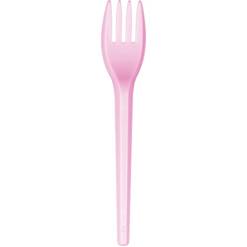 Garfo Sobremesa Rosa 50 unidades