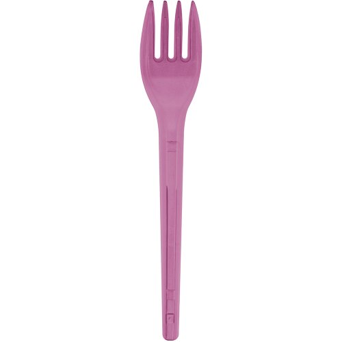 Garfo Sobremesa Rosa Neon 50 unidades