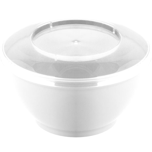 Kit Pote com Tampa Redondo 100mL Branco 10 unidades