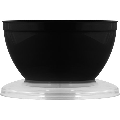 Kit Pote com Tampa Redondo 100mL Preto 10 unidades