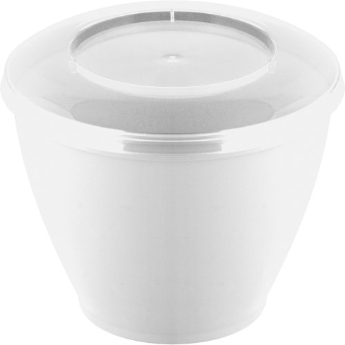 Kit Pote com Tampa Redondo 150mL Branco 10 unidades