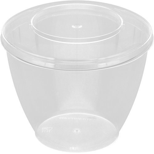 Kit Pote com Tampa Redondo 150mL Cristal 10 unidades