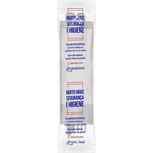 Kit Sachê Garfo e Faca Refeição Forte Reforçado com Guardanapo Branco 50 kits