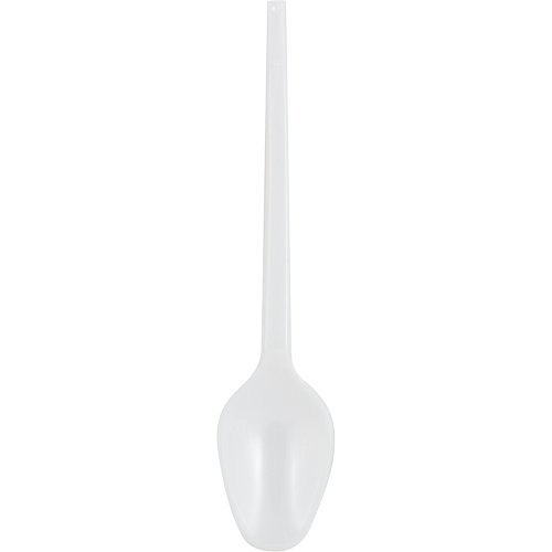 Mini Colher Café/Brigadeiro Branca 100 unidades