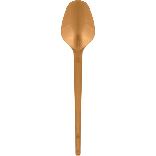 Mini Colher Café/Brigadeiro Dourada 100 unidades
