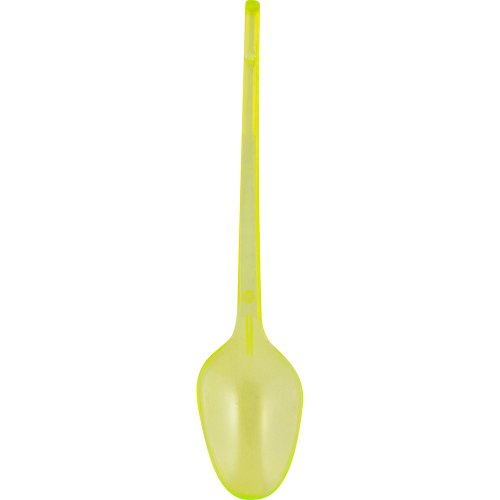 Mini Colher Café/Brigadeiro Verde Neon 100 unidades