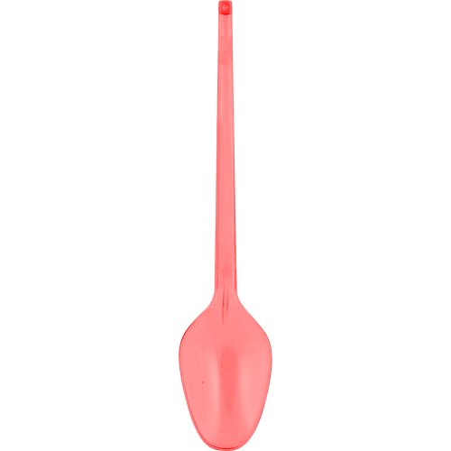 Mini Colher Café/Brigadeiro Vermelho Neon 100 unidades