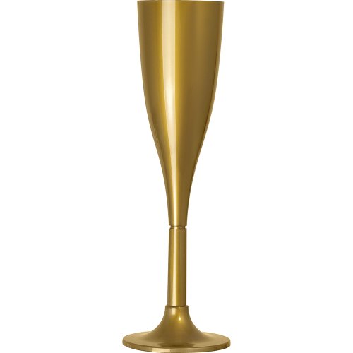 Taça 120mL Champagne Dourada 4 unidades