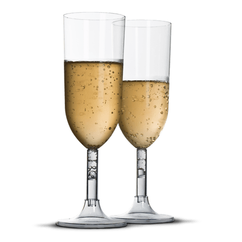 Taça 220mL Champagne Branca 4 unidades