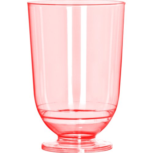 Taça 50mL Licor Vermelho Neon 10 unidades