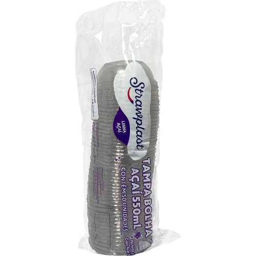 Tampa Bolha Açaí 550mL 50 unidades