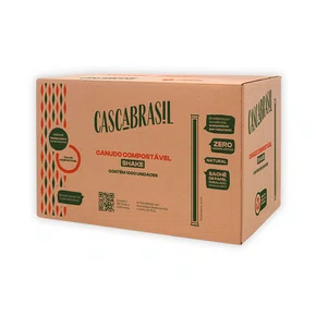 Canudo Shake Compostável Granel