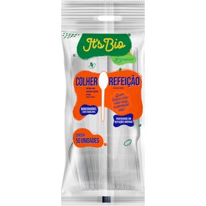 Colher Refeição It's Bio Cristal 50 unidades