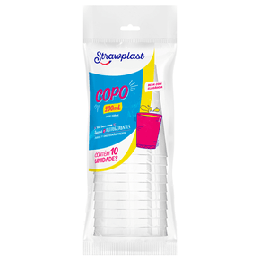 Copo 200mL Branco 10 unidades