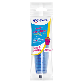 Copo 25mL Mini Doce Azul Neon 10 unidades