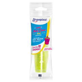 Copo 25mL Mini Doce Verde Neon 10 unidades