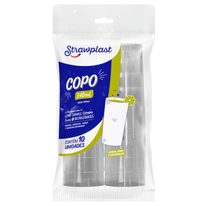 Copo 340mL Long Drink Cristal 10 unidades