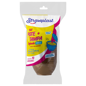 Kit Pote com Tampa Redondo 100mL Dourado 10 unidades