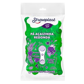 Pá Açaizinha Redonda Verde 200 unidades