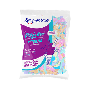 Pazinha Pequena Mista Candy 500 unidades