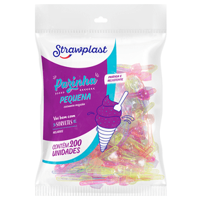 Pazinha Pequena Mista Neon 200 unidades