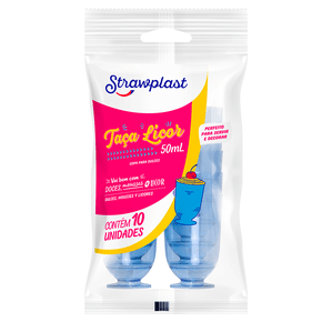 Taça 50mL Licor Azul Neon 10 unidades