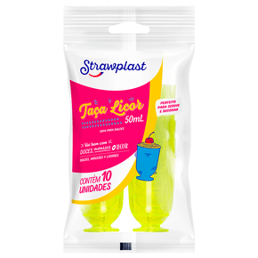 Taça 50mL Licor Verde Neon 10 unidades