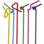Canudo Artístico Decorativo Colorido 40 unidades