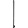 Canudo Colher Mexedor 6mm Sachê Individual Preto 100 unidades